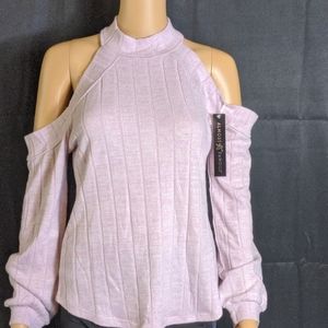 Cold shoulder sweater nwt
